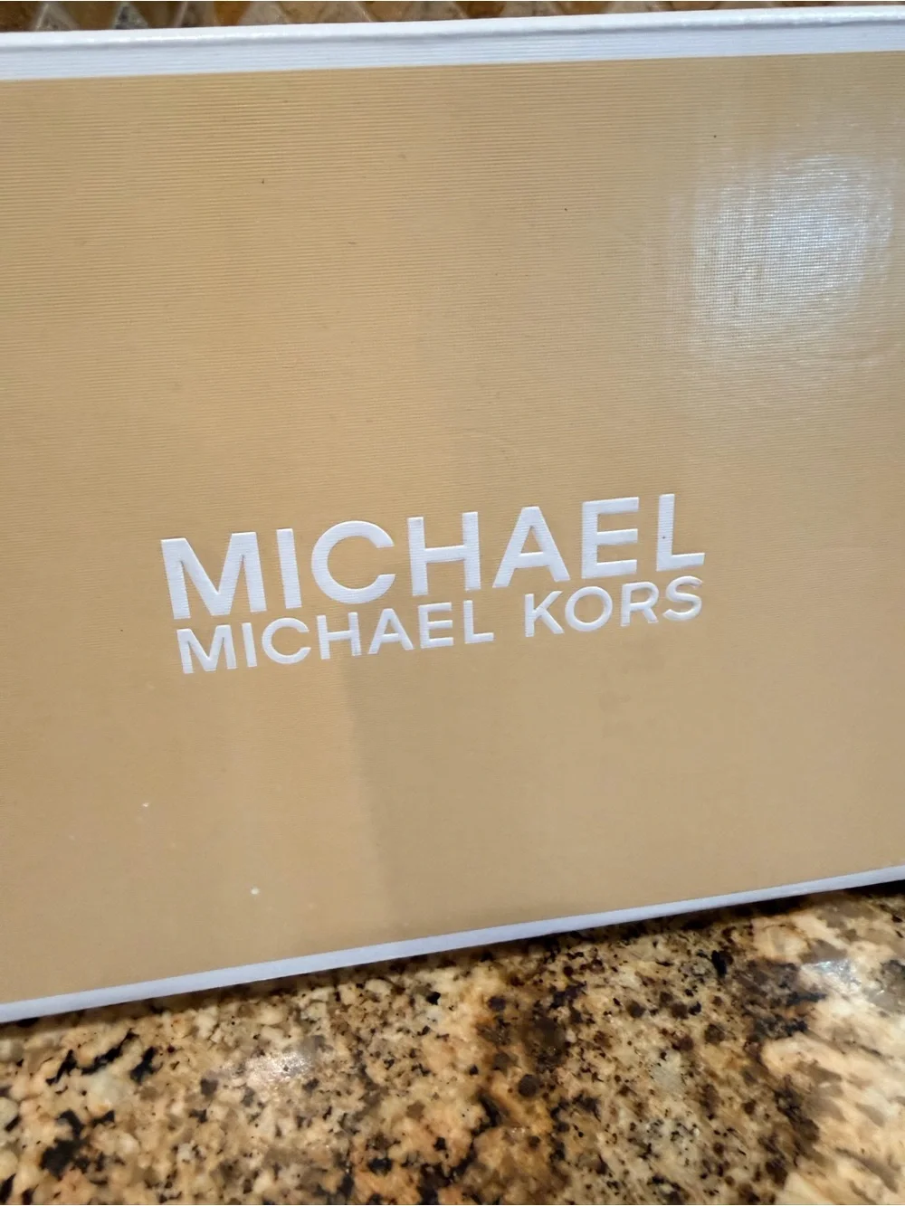 NWT Michael Kors Girls Black Genuine Leather Mary Jane Ballet Flats